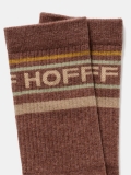Hoff Herren Braune Logo-Socken