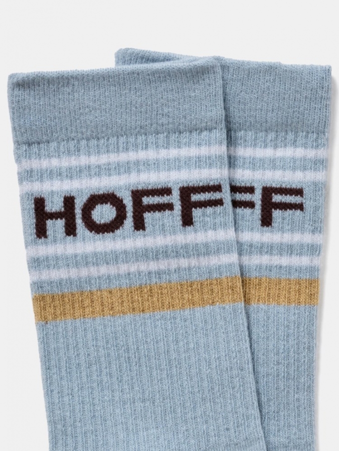 Hoff Damen Hellblaue Logo-Socken