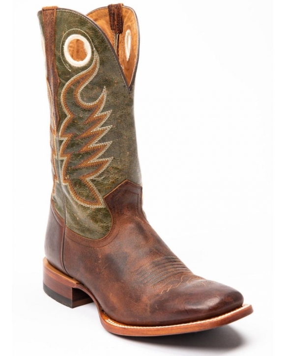 New Arrivals Cody James Men's Union Xero Gravity Western Performance Boots - Broad Square Toe | Green