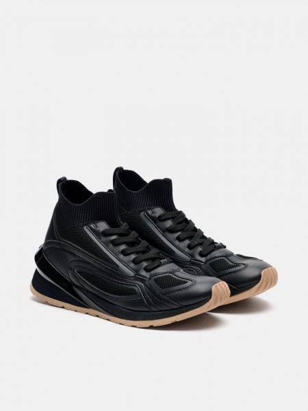 Hoff Herren Seven Flyknit RunnerSchwarz