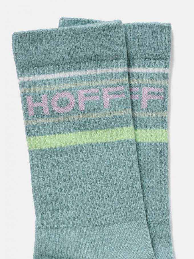 Hoff Damen Mintfarbene Logo-Socken