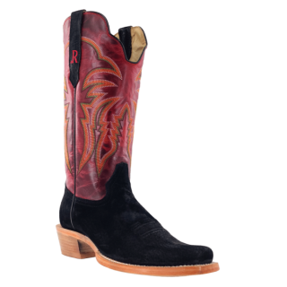 R Watson New Arrivals Men's Boar Narrow Square 13"- BLACK
