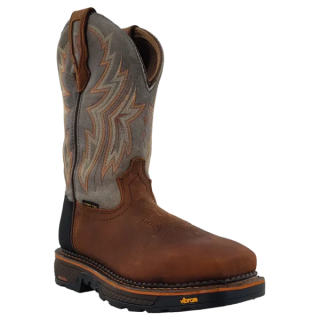 R Watson New Arrivals Men's Cowhide Wide Square 12" Composite Toe Work Boot - HAZEL BAY