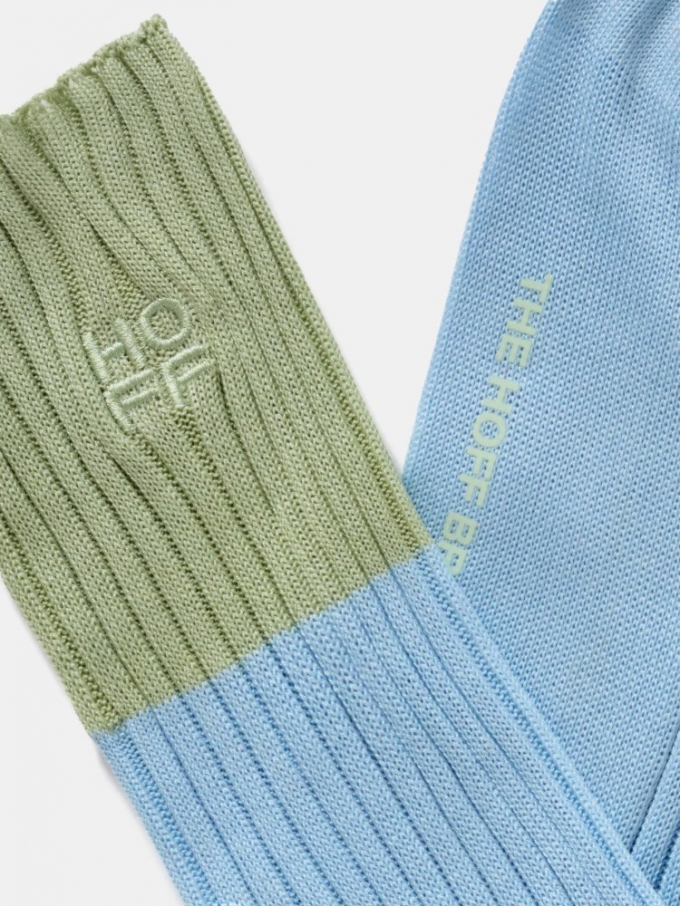 Hoff Damen Hellgrün-Blaue Socken