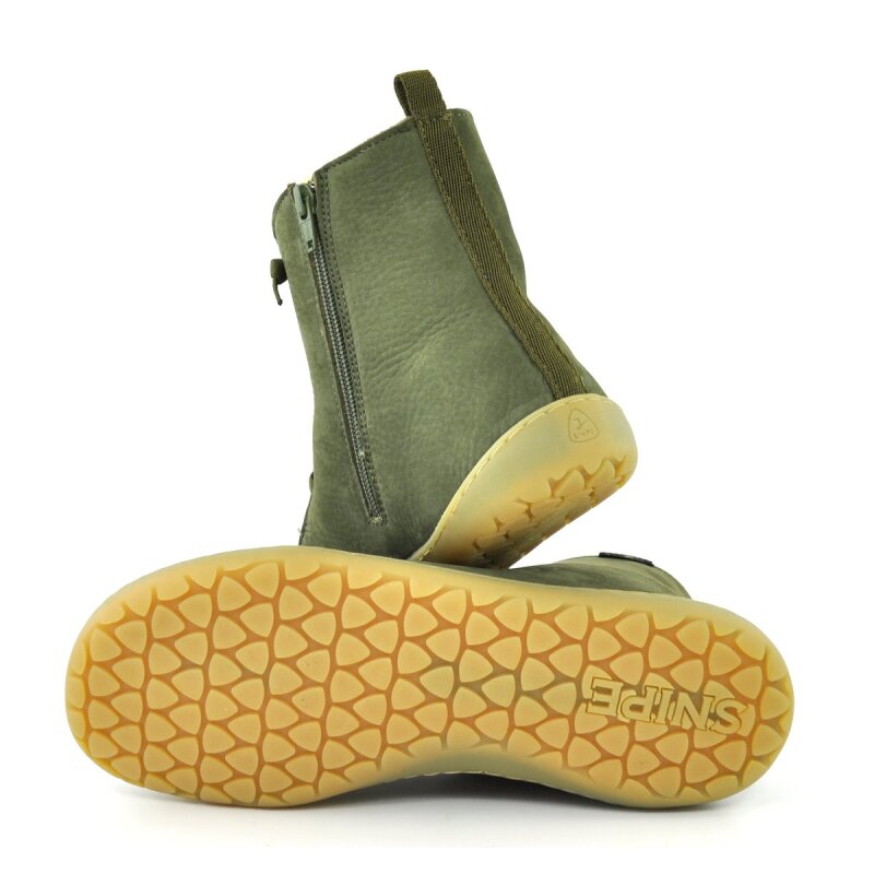 Snipe Herren Barfußboot 05286 kaki mit Warmfutter