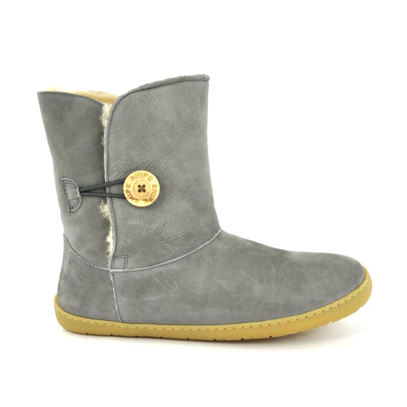 Snipe Damen Barfußboot 05490 gris mit Warmfutter