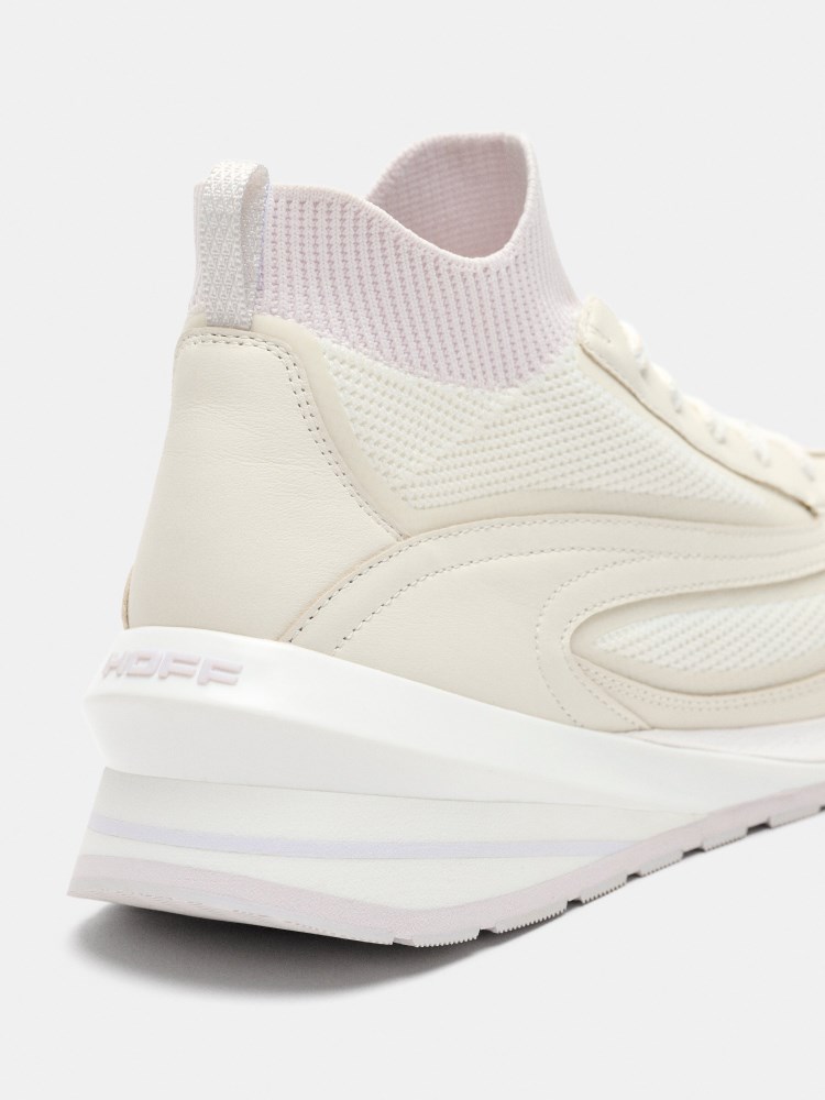 Hoff Damen Seven Flyknit Runner Off White