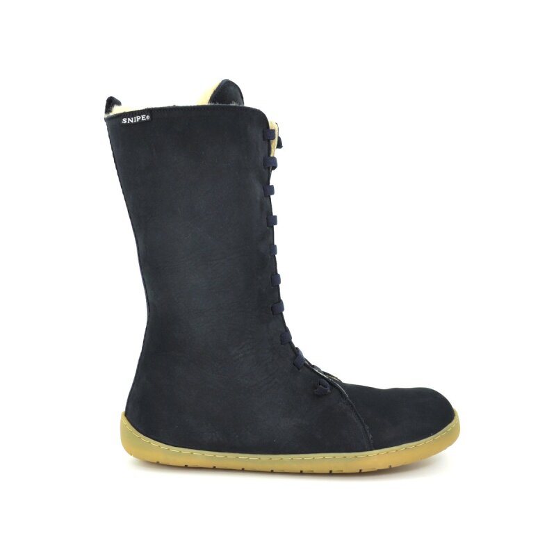 Snipe Damen Barfußstiefel 05289 marino mit Warmfutter