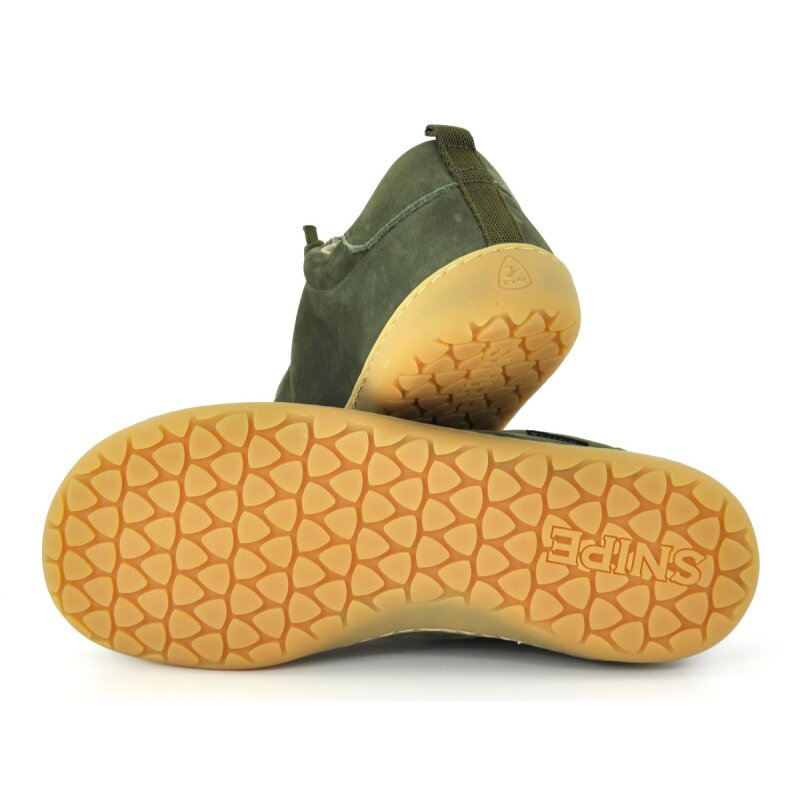 Snipe Damen Barfußsneaker 05402 kaki