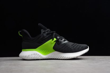 Adidas AlphaBounce Beyond Black Green White 3 416x277