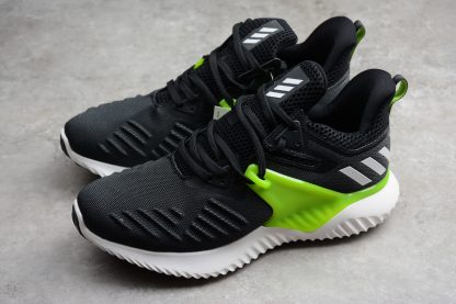 Adidas AlphaBounce Beyond Black Green White 7 416x277