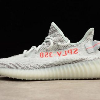 Adidas Yeezy Boost 350V2 Blue Tint Grey Three Hi Res Red B37571 1 324x324