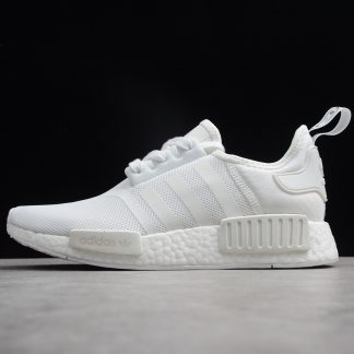 Adidas NMD R1 Primeknit White Black 1 324x324