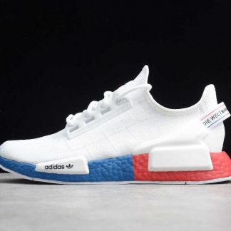 Adidas NMD R1 V2 Pure White Blue Red FX4148 1 324x324