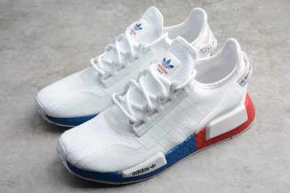 Adidas NMD R1 V2 Pure White Blue Red FX4148 4 416x277