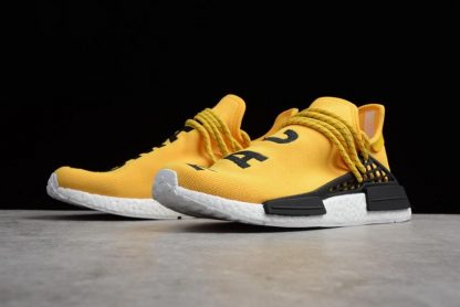 Pharrell x boys Adidas NMD Human Race Yellow White BB0619 2 416x278