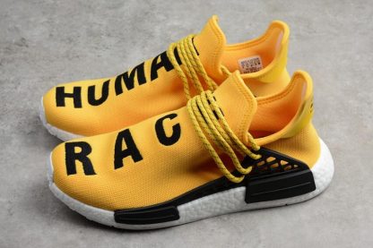 Pharrell x boys Adidas NMD Human Race Yellow White BB0619 4 416x277