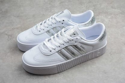 Adidas Sambarose W White Metallic Silver FX3819 4 416x277