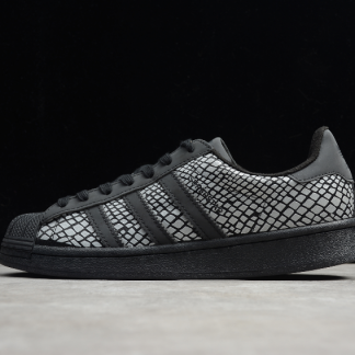 Womens Mens Adidas Superstar Snakeskin Black Grey FY6014 1 324x324