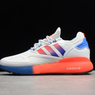 Stylish Adidas ZX 2K Boost White Orange Blue FX9519 1 324x324