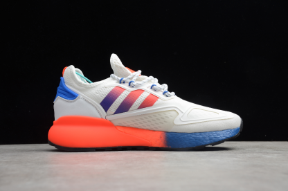 Stylish Adidas ZX 2K Boost White Orange Blue FX9519 3 416x276