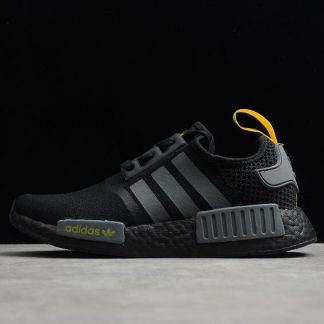 Latest Adidas NMD R1 Black Yellow Tail B8303 1 324x324