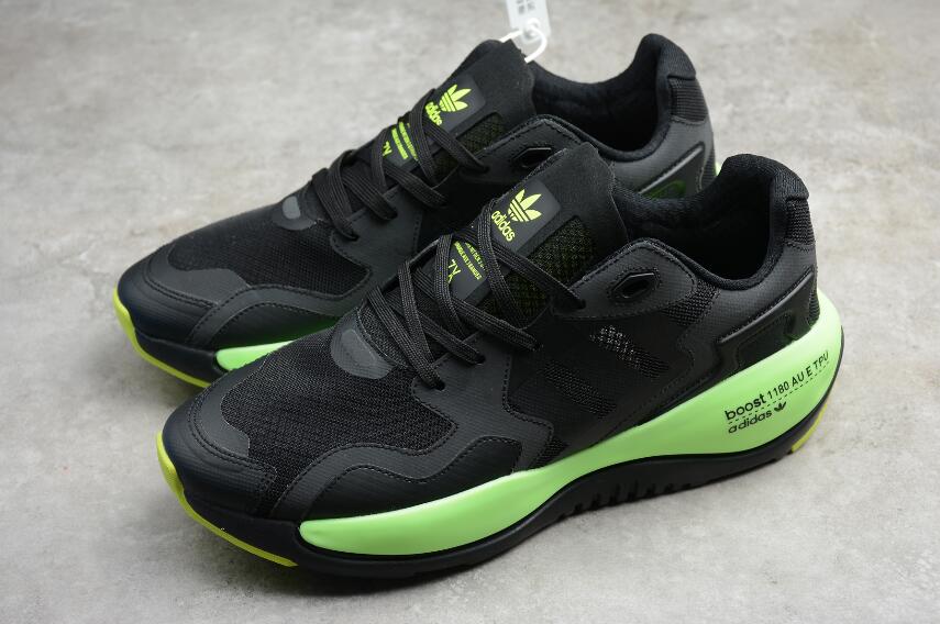 New Sale Adidas ZX Alkyne Mens Black Volt Green FY3023 New