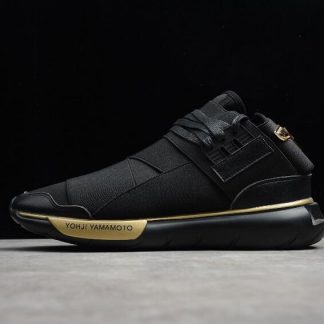 Adidas Y 3 Qasa ninos Black Gold S86166 New Release Shoes 1 324x324