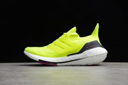 New Adidas Ultra Boost 21 Volt Black White FV0547 Sport Sneakers 1 416x276