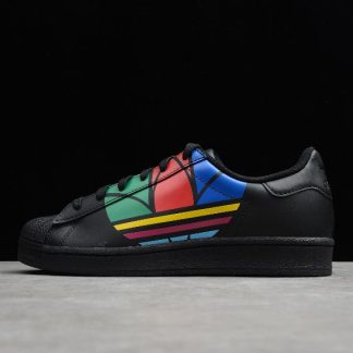 New Adidas Superstar Pure Black Red Blue Green FU9518 for Sale 1 324x324
