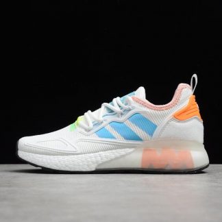 New Adidas Originals ZX 2K Boost White Blue Orange H06578 for Sale 1 324x324