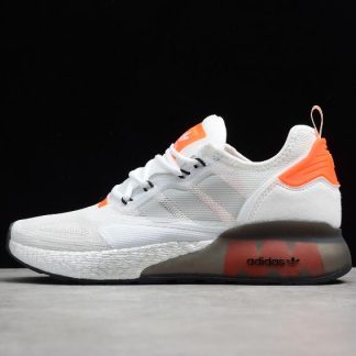 New Adidas Originals ZX 2K Boost White Orange Black F38773 for Sale 1 324x324