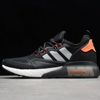 New Release Adidas ZX 2K Men Boost Black Silver Orange FX0072 for Sale 1 324x324