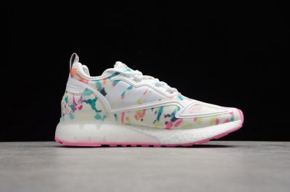 Girls Stone Adidas Sneakers ZX 2K Boost White Pink Multicolor GX5405 New Style 3 416x276