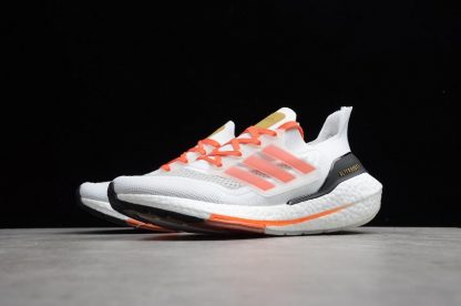 New Arrivals Adidas Ultra Boost 21 Consortium White Red Black FZ2106 On Sale 2 416x276