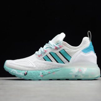 Latest Release Adidas ZX 2K Boost White Green GX5373 for Sale 1 324x324