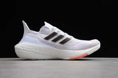 New Brand Adidas Ultra Boost 21 White Orange Black S23840 Perfect Outlet 3 416x276