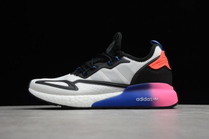 Online Sale Adidas ZX 2K BOOST Black Grey Pink Blue FY5725 for Cheap 1 416x277