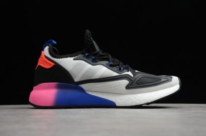 Online Sale Adidas ZX 2K BOOST Black Grey Pink Blue FY5725 for Cheap 3 416x274