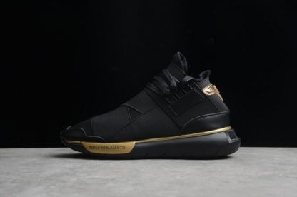 Adidas Y 3 QASA High Black Gold S6166 for Men Women 1 416x276