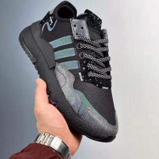 Adidas Nite Jogger Boost Black Green FW1575 324x324