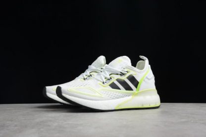 Adidas Shoes ZX 2K Boost White Black Volt GY2630 1 416x277