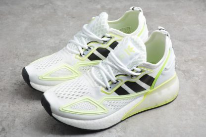 Adidas Shoes ZX 2K Boost White Black Volt GY2630 4 416x277