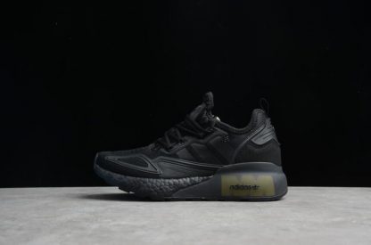 Women Men Adidas ZX 2K Boost Triple Black FV8453 416x275