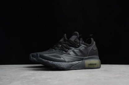 Women Men Adidas ZX 2K Boost Triple Black FV8453 1 416x275