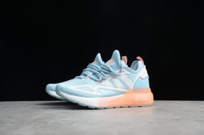 Womens Adidas ZX 2K Boost Blue Orange White FY0636 1 416x275