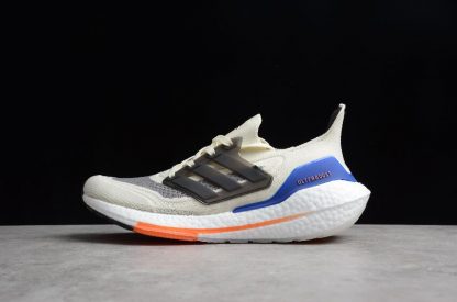 Adidas Outlet Ultra Boost 21 Royal Blue Cream Black S23869 416x275