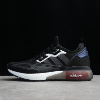 Adidas ZX 2K BOOST Black White Blue FX7475 324x324