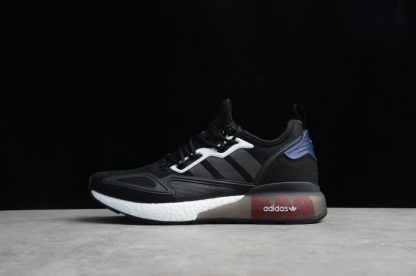 Adidas ZX 2K BOOST Black White Blue FX7475 416x276